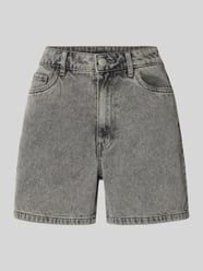Szorty jeansowe o kroju regular fit z mieszanki bawełny model 'ABBI' od PIECES - 6