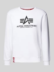 „BASIC SWEATER” z nadrukiem z logo od Alpha Industries - 19