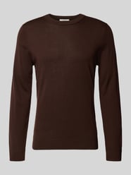 Regular fit pullover van zuivere merinowol, model 'TRAY' van SELECTED HOMME - 32