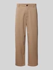 Straight Leg Chino mit Gürtelschlaufen Modell 'STORM' von ANNARR Beige - 3