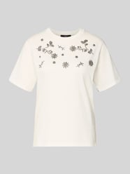 T-shirt o kroju slim fit z czystej bawełny model „DAGILE” od Weekend Max Mara - 26