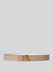 Gürtel mit Logo Applikation von Lauren Ralph Lauren Beige - 2