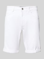 Krój slim fit szorty jeansowe z mieszanki bawełny od Tom Tailor - 32