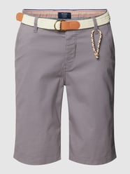 Chinoshorts mit französischen Eingrifftaschen Modell 'RON' von MCNEAL Grau - 37