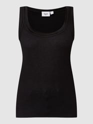 Top z jedwabiem  od Saint Tropez Czarny - 28