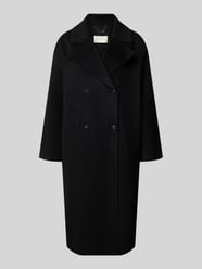 relaxed fit lange jas van pure wol met 2-knoopsluiting van Milano Italy - 10