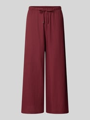 Loose Fit Hose in Crinkle-Optik von s.Oliver RED LABEL Bordeaux - 11