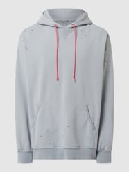 Hoodie im Destroyed-Look von Progetto7 Grau - 46