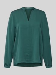 Blouse met tuniekkraag van Marc Cain Groen - 27