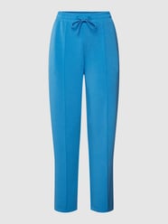 Sweatpants met siernaden, model 'Scuba' van s.Oliver RED LABEL Blauw - 4