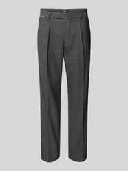 Regular fit stoffen broek met persplooien, model 'Salto' van Cinque - 37