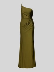Abendkleid mit One-Shoulder-Träger von Luxuar Grün - 14