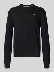 Regular Fit Longsleeve mit Logo-Stitching Modell 'Droz' von Napapijri - 36