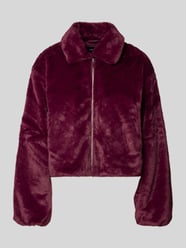 Regular Fit Webpelzjacke mit Umlegekragen Modell 'DANA' von Only Bordeaux - 33