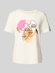 Comfort Fit T-Shirt aus Baumwoll-Mix Modell 'DIFACEY' von Vero Moda - 34