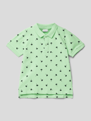 Poloshirt mit Allover-Muster Modell 'VOLO' von Name It Grün - 33