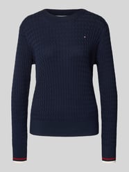 Regular fit pullover met kabelpatroon van Tommy Hilfiger - 34