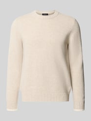 Gebreide pullover van scheerwol met ronde hals van MAERZ Muenchen - 14
