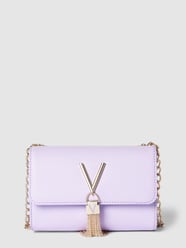 Torba na ramię z detalami z logo model ‘DIVINA’ od VALENTINO BAGS Fioletowy - 13