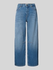 High Waist Barrel Jeans mit Teilungsnähten von OPUS PANTS - 19