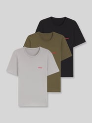 regular fit T-shirts van puur katoen in set van 3 van HUGO - 29