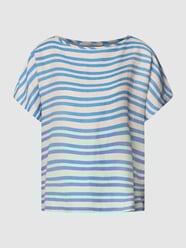 Blusenshirt mit Streifenmuster von Lanius Weiß - 9