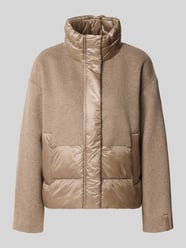 Jacke aus Woll-Mix mit Eingrifftaschen von COMMA Beige - 14