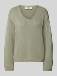 Strickpullover mit V-Ausschnitt Modell 'BINE' von MOS MOSH - 35