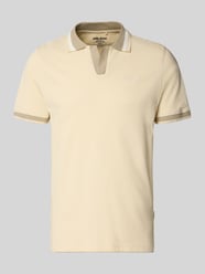 Regular Fit Poloshirt mit Label-Stitching Modell 'EVO' von Blend Beige - 19