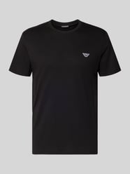 T-Shirt mit Logo-Patch und Rundhalsausschnitt von Emporio Armani - 15