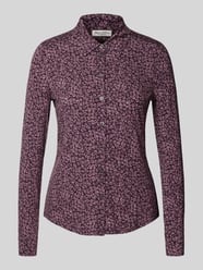 Langarmbluse mit Jersey-Komfort von Marc O'Polo Pink - 5