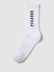 Socken mit Label-Stitching Modell 'Trust The Process' von Pegador Weiß - 19