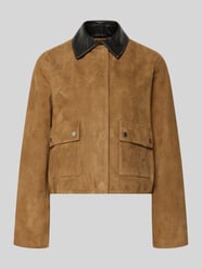 Jacke aus Wildleder von Jake*s Casual Beige - 22