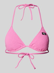 Bikini-Oberteil mit Schnürung Modell 'MONOGRAM' von Calvin Klein Underwear Pink - 17