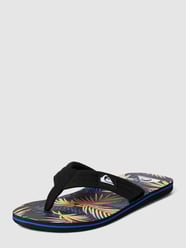 Zehentrenner mit Allover-Muster Modell 'MOLOKAI' von Quiksilver Blau - 24