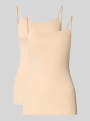 Onderhemd met stretch in een set van 2 stuks van SCHIESSER Beige - 17