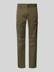 Slim fit cargobroek met logostitching van PME Legend - 24