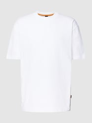 T-shirt ze stójką model ‘TEETIMM’ od BOSS Orange Biały - 33