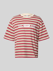 T-shirt w kroju relaxed fit z logo-stitching model 'Heritage' od Karl Kani - 19