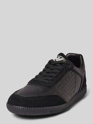 Sneakers met labelprints, model 'NEW HERITAGE EAGL' van EA7 Emporio Armani - 16