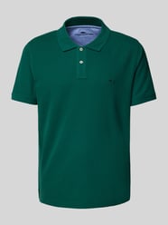 Regular Fit Poloshirt mit Logo-Stitching von Fynch-Hatton - 43