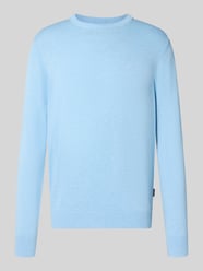 Sweter z dzianiny o kroju relaxed fit z czystej bawełny od bugatti - 15
