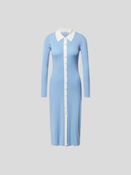 Midikleid in Strick-Optik von BAUM & PFERDGARTEN Blau - 27