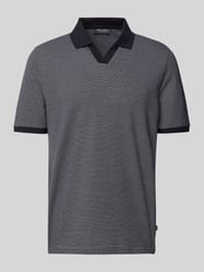 Poloshirt mit gerippten Abschlüssen von MAERZ Muenchen - 4