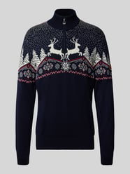 Wollen pullover met schipperskraag van Dale of Norway - 37