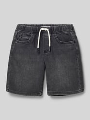 Regular Fit Jeansshorts im 5-Pocket-Design von Mango Schwarz - 10