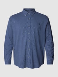 PLUS SIZE Freizeithemd mit Logo-Stitching  von Polo Ralph Lauren Big & Tall Blau - 26