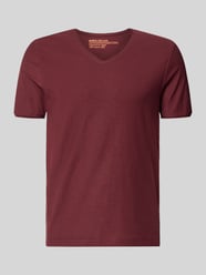 T-shirt met V-hals en rolzoom van MCNEAL - 36