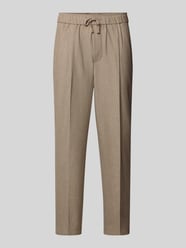 Tapered fit stoffen broek met bandplooien, model 'Haakan' van Casual Friday - 20