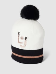Muts met labeldetail van LIU JO SPORT Wit - 44
